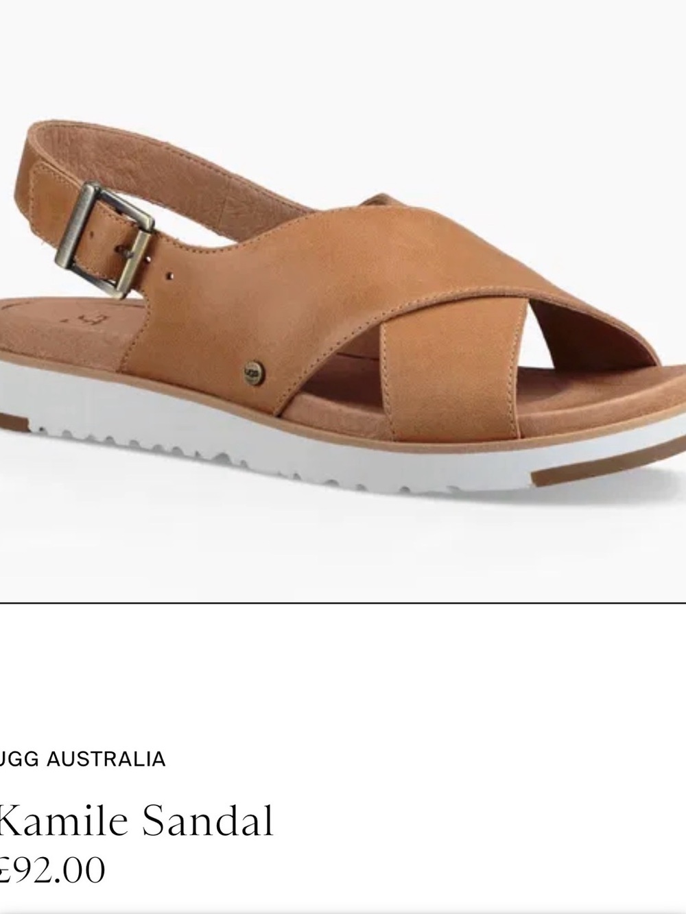 UGG Kamile Sandal in Chestnut